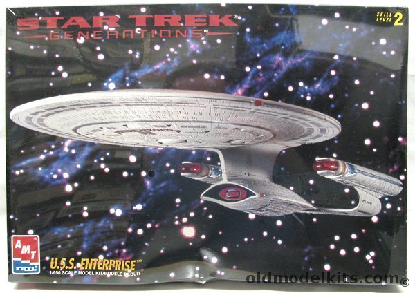 AMT 1/650 Star Trek Generations Enterprise D   NCC-1701-D, 8793 plastic model kit
